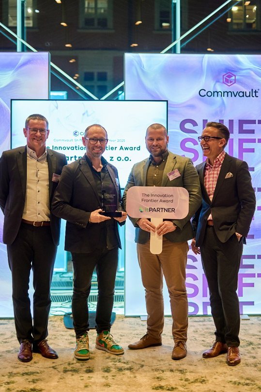 IT-Partner — The Innovation Frontier Award, Commvault SHIFT 2025 Warsaw EMEA
